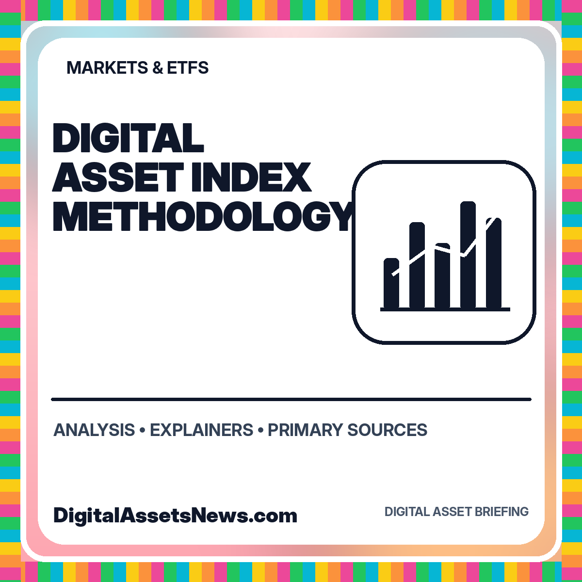 Featured graphic for Digital Asset Indexes: Methodology, Rebalancing, and Benchmark Risk